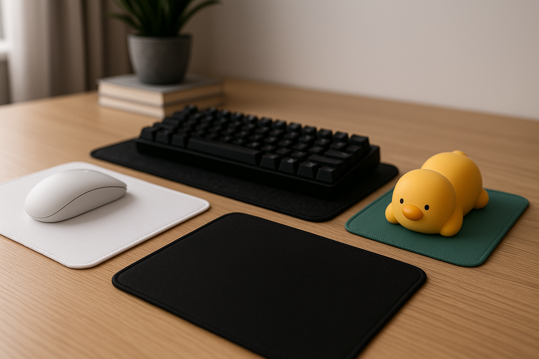 Tapis de souris blanc, noir ou coloré : lequel choisir pour votre bureau ?