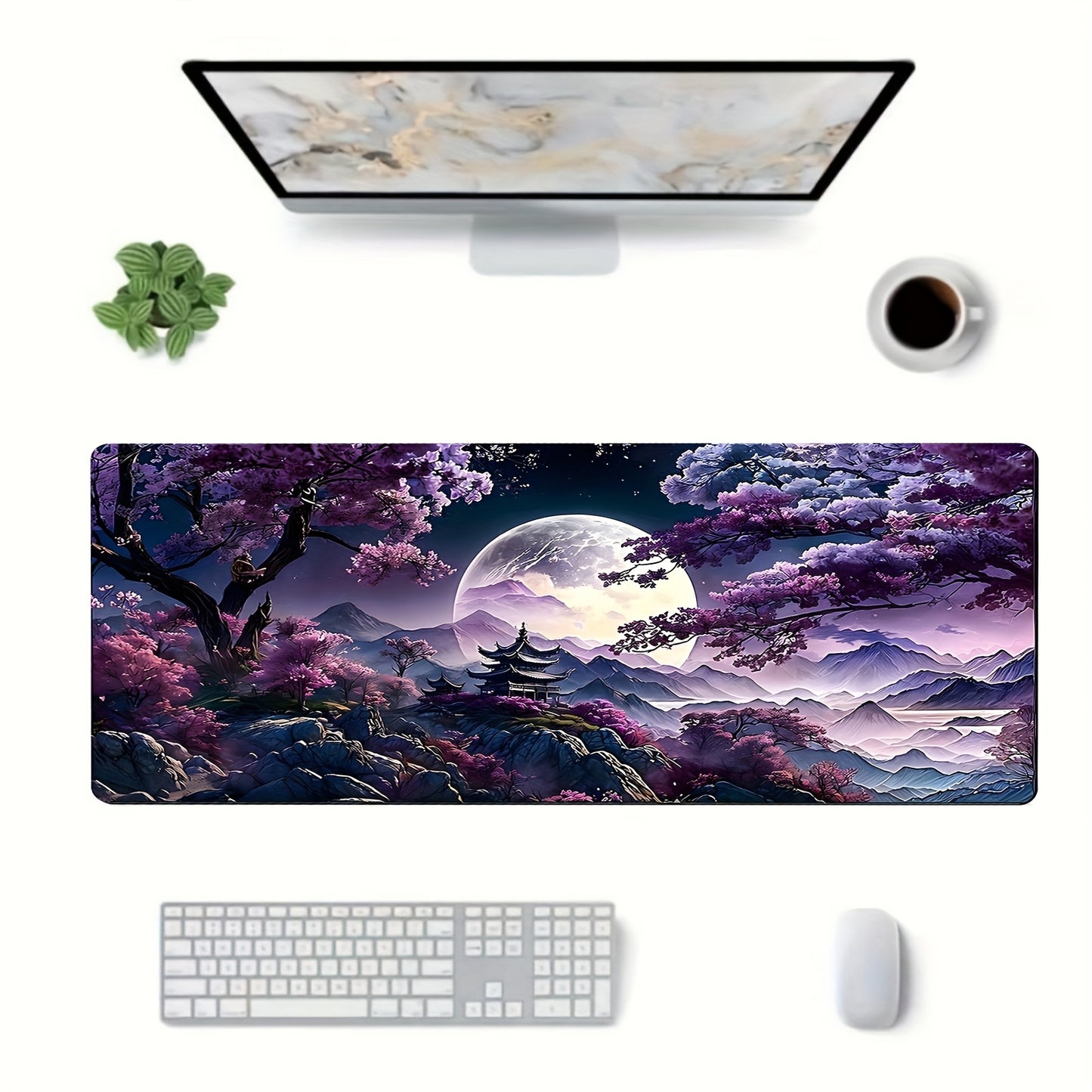 Tapis de souris XXL Temple Violet