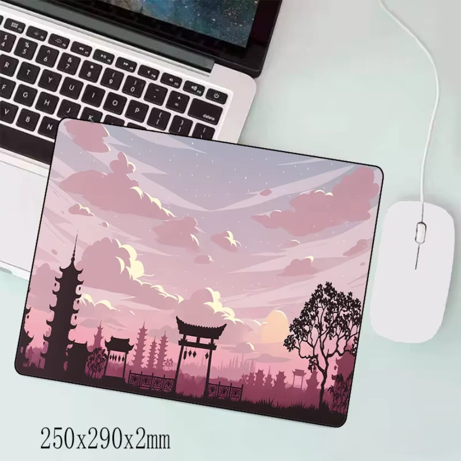 Tapis de souris XXL Gamer Temple Rose