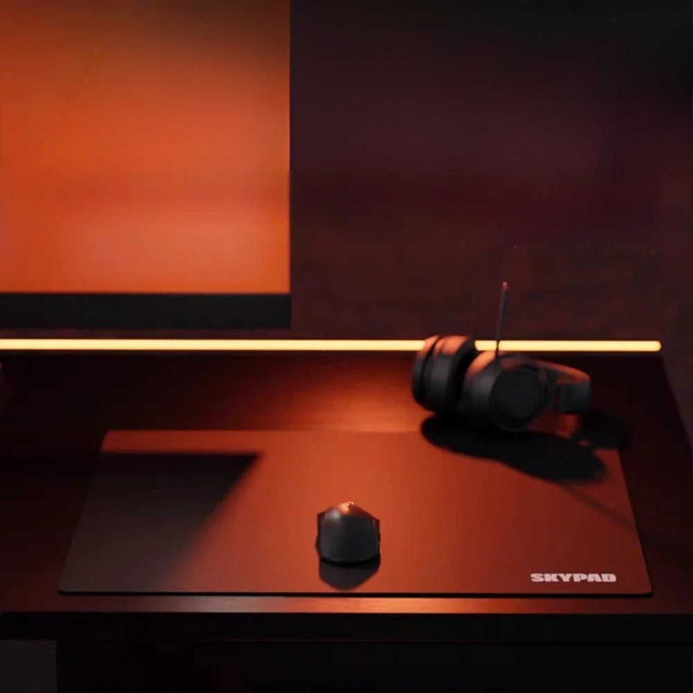 Tapis de souris en verre Noir