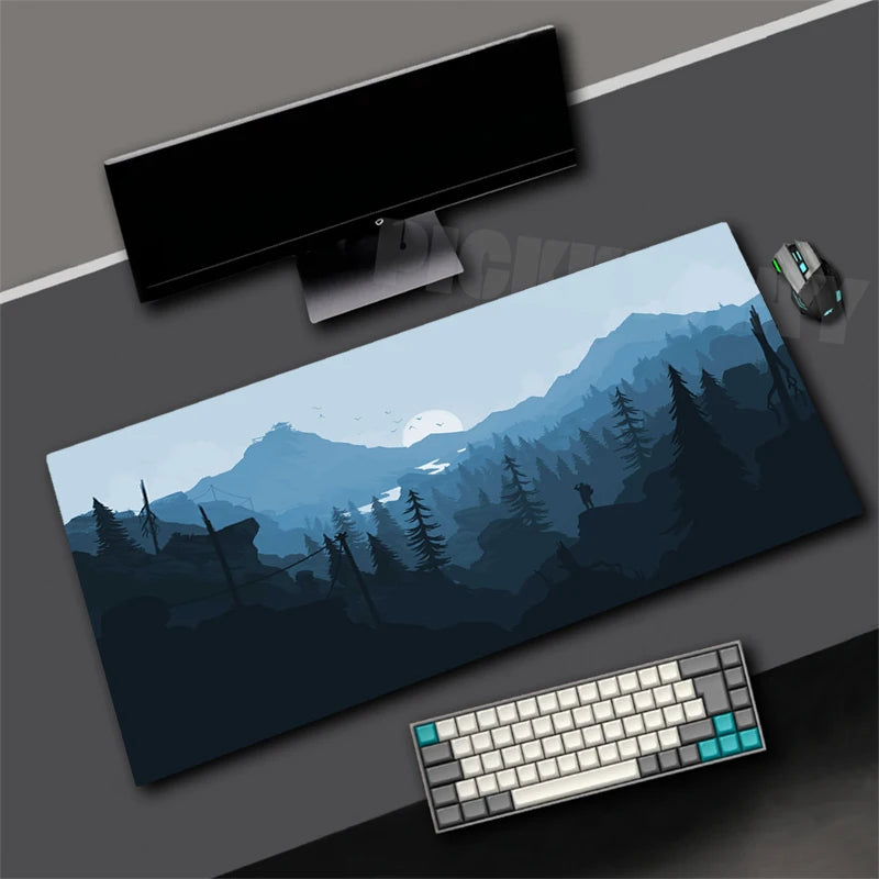 Tapis de souris XXL Gamer Sunset Bleu