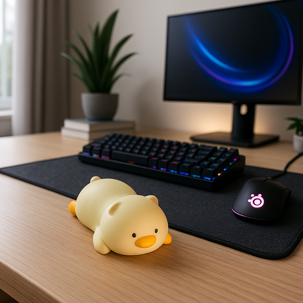 Tapis de souris ergonomique Poussin