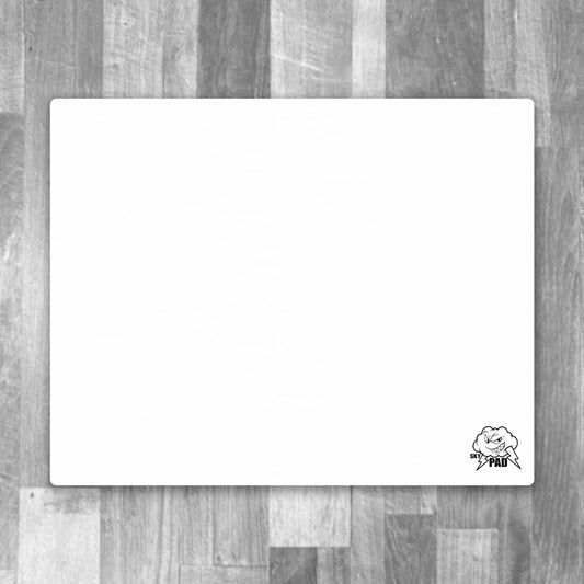 Tapis de souris en verre Blanc | Tapis de souris Store 30x35cm