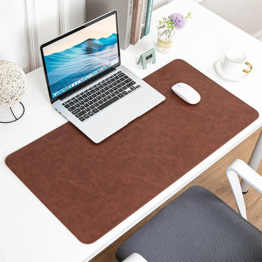Tapis de souris XXL Cuir Marron | Tapis de souris®
