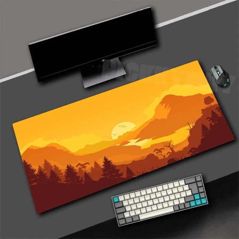 Tapis de souris XXL Gamer Sunset | Tapis de souris® 400x900x3mm