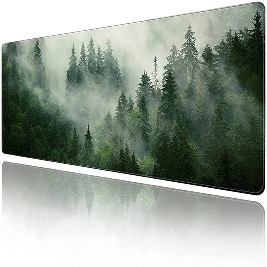 Tapis de souris XXL Vert Forêt | Tapis de souris Store® 900x400x2 mm
