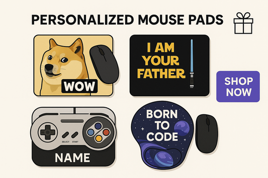 Tapis de souris personnalisés : idées cadeaux originales pour les geeks