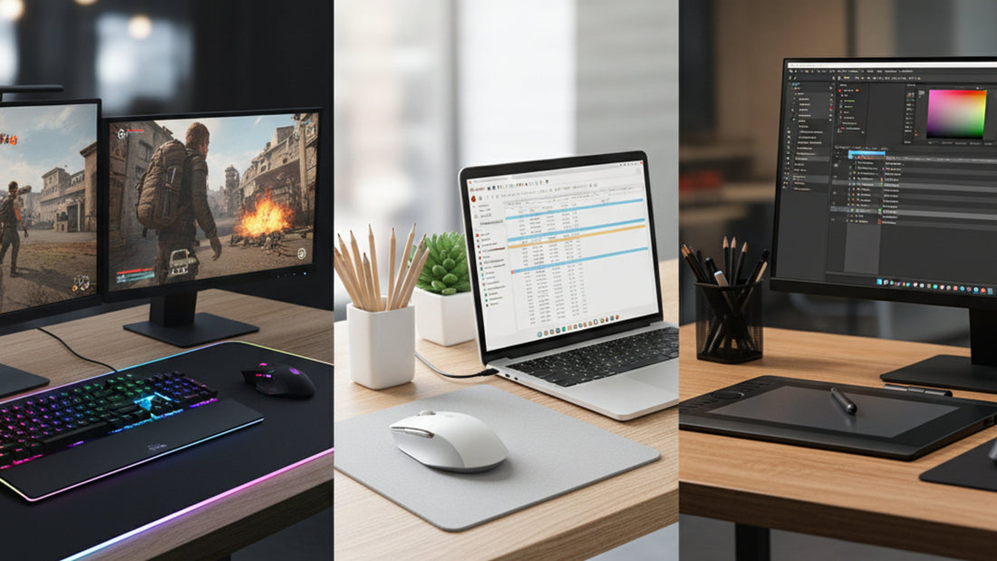 Comment bien choisir son tapis de souris selon son usage : gaming, bureautique ou graphisme ?