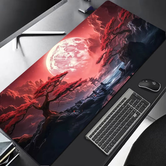 Tapis de souris XXL Gamer Temple Rouge