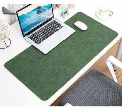 Tapis de souris XXL Effet Cuir Vert
