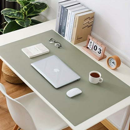 Tapis de souris XXL Effet Cuir Vert Clair