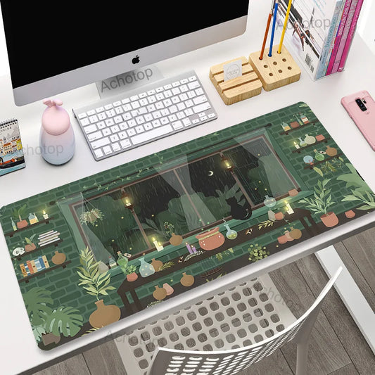 Tapis de souris XXL Vert Botanique