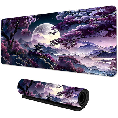 Tapis de souris XXL Gamer Temple Violet