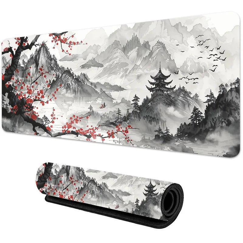 Tapis de souris XXL Gamer Temple Blanc