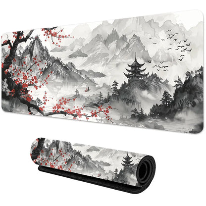 Tapis de souris XXL Gamer Temple Blanc