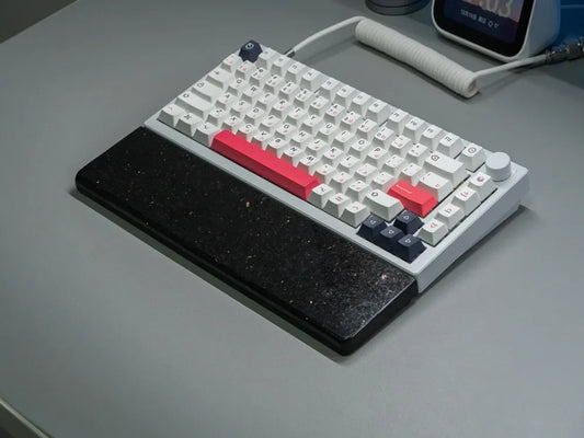 Tapis de souris Ergonomique Clavier Noir Carbone