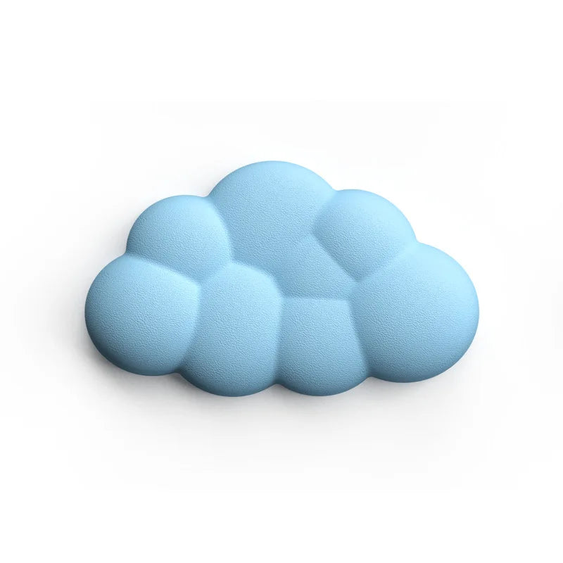 Tapis de souris Ergonomique Repose Poignet Bleu Clair