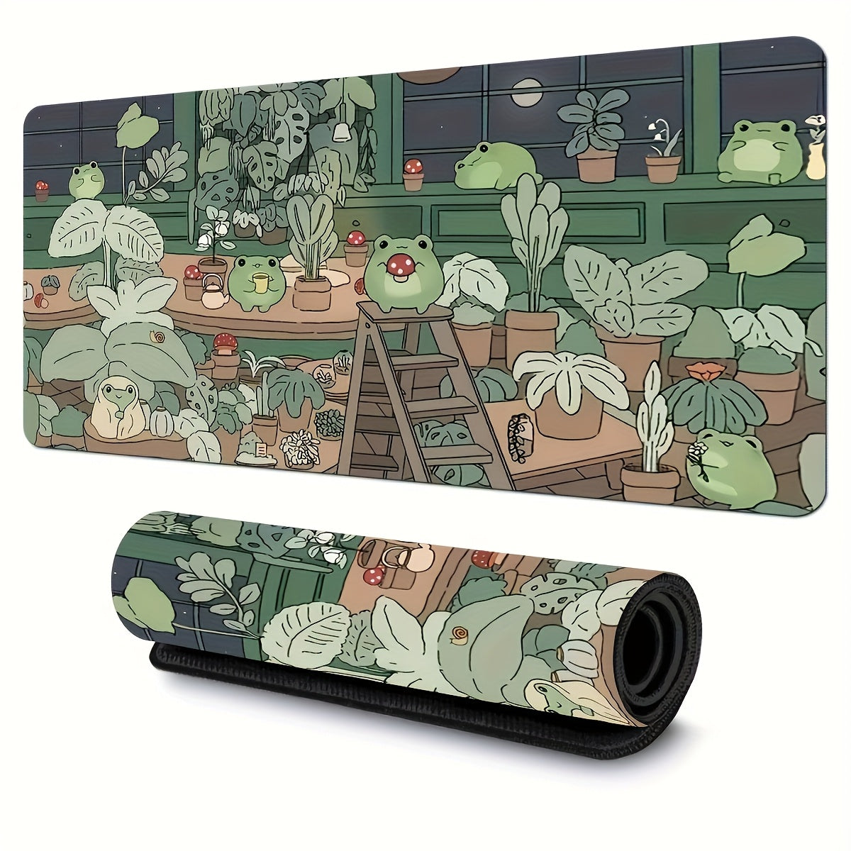 Tapis de souris XXL Vert Petite Grenouille