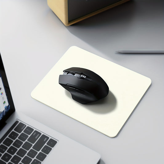 Tapis de souris XXL Effet Cuir Blanc