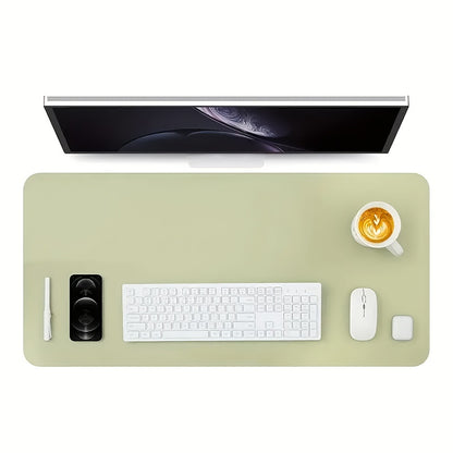 Tapis de souris XXL Effet Cuir Vert Clair