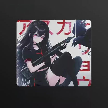 Tapis de souris en verre gamer Tokyo Huntress