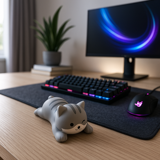 Tapis de souris ergonomique Chaton