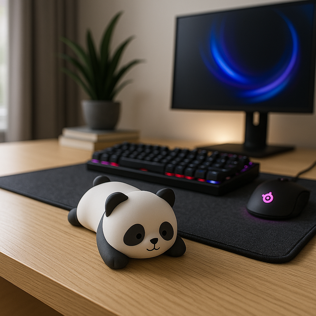 Tapis de souris ergonomique Panda