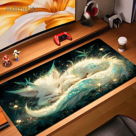 Tapis de souris XXL Gamer Esprit de Lune d’Or