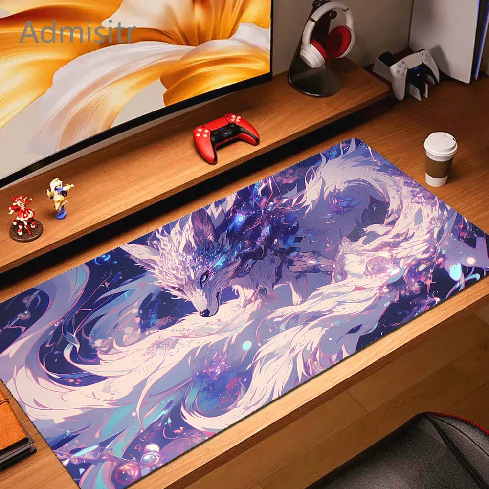 Tapis de souris XXL Gamer Kitsune Astral Violet
