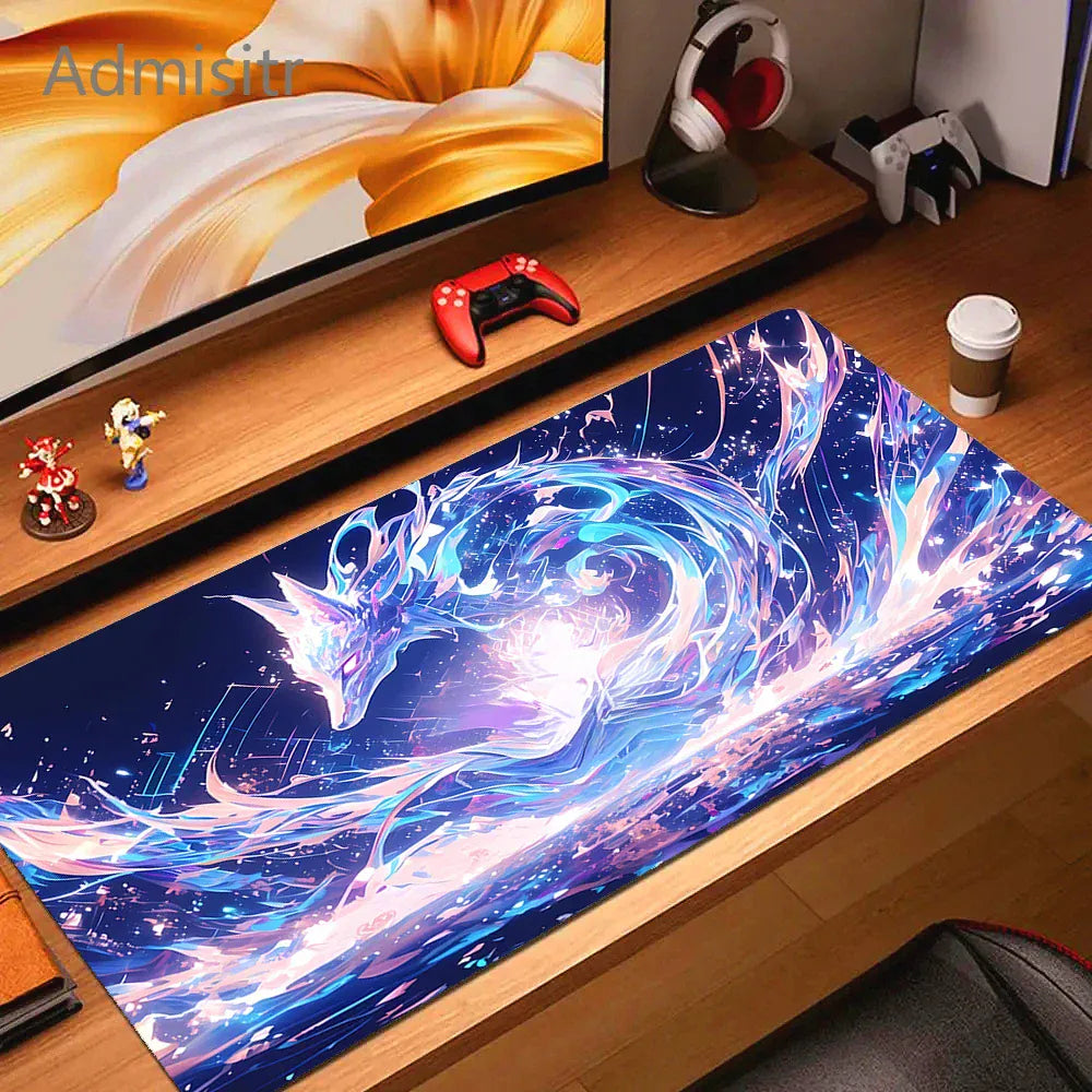 Tapis de souris XXL Gamer Gardien du Ciel Violet