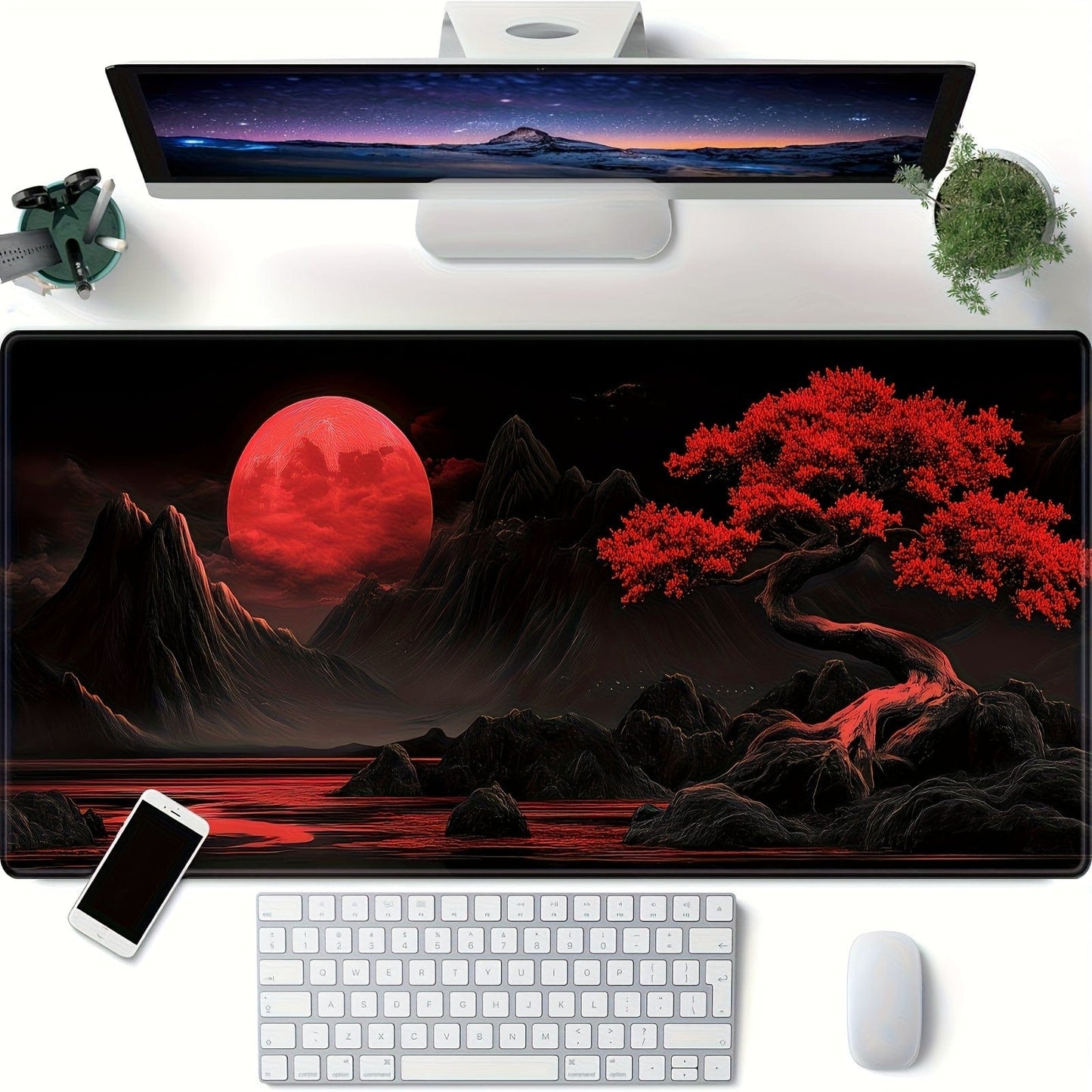 Tapis de souris Bonsaï Rouge | Tapis de souris Store®