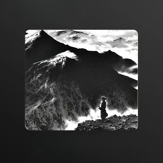 Tapis de souris en verre gamer Guerrier du Sommet