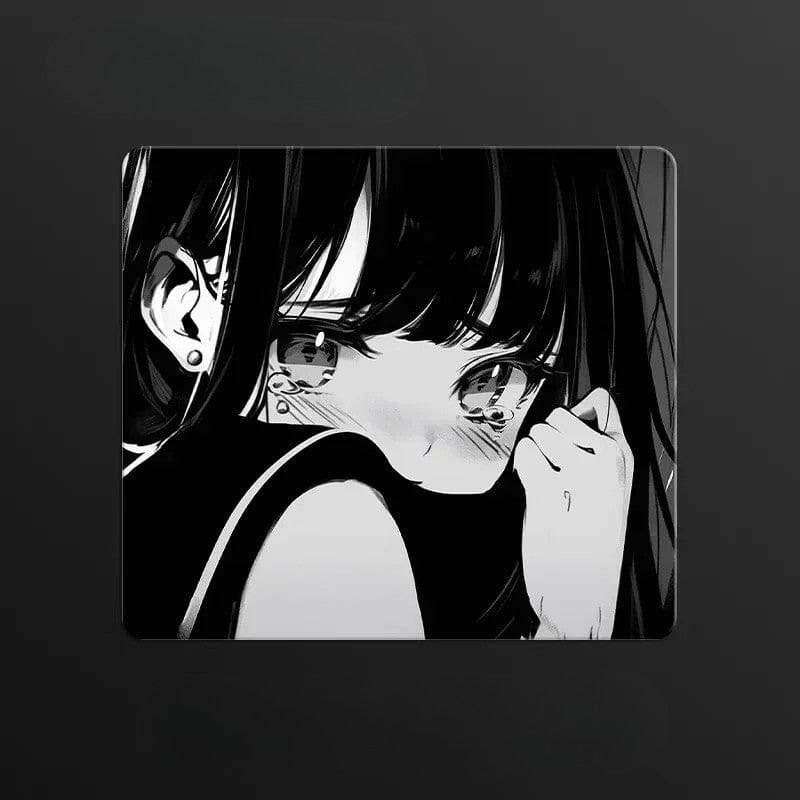 Tapis de souris en verre gamer Sad Girl Edition