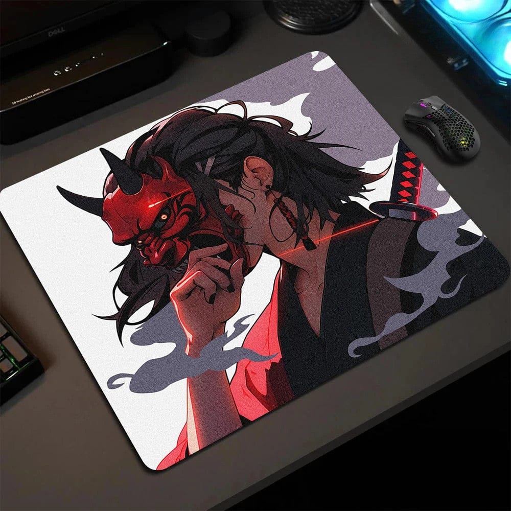 Tapis de souris gamer Esprit du Samouraï Rouge