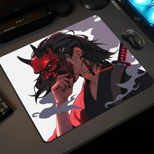 Tapis de souris gamer Esprit du Samouraï Rouge
