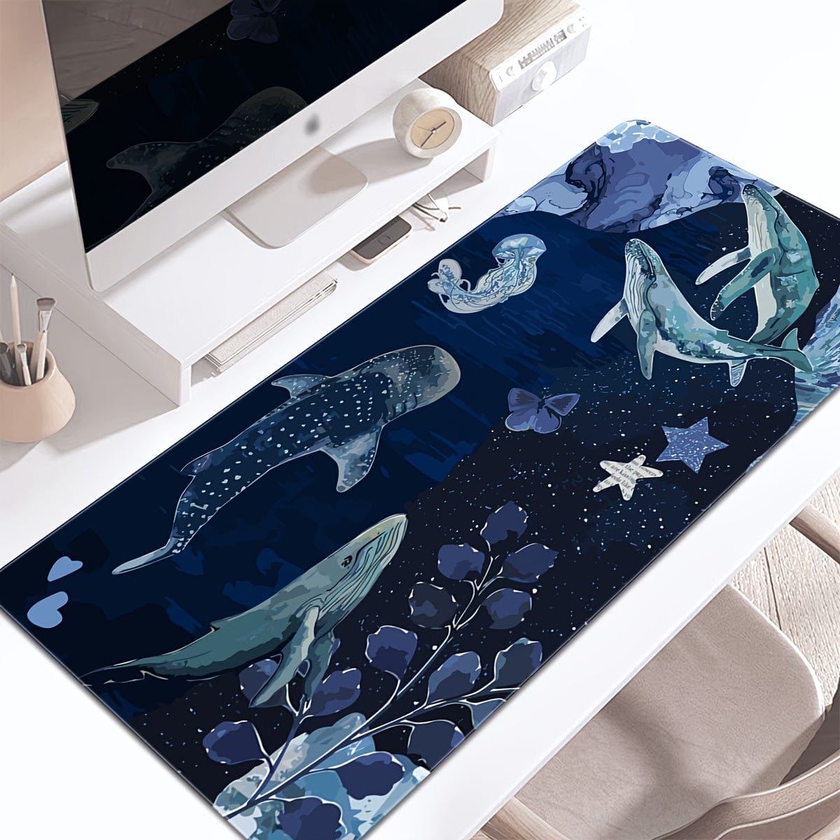 Tapis de souris XXL Baleine | Tapis de souris Store® 70X40cm