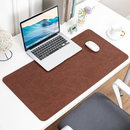 Tapis de souris XXL Cuir Marron | Tapis de souris®