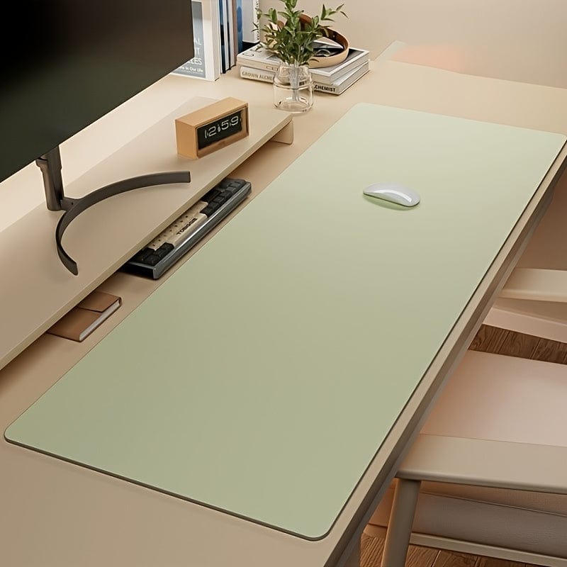 Tapis de souris XXL Effet Cuir Vert Clair | Tapis de souris Store® 30*60cm