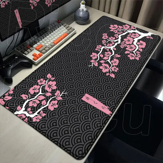 Tapis de souris XXL Gamer Sakura Rose | Tapis de souris Store® 300x600x2mm