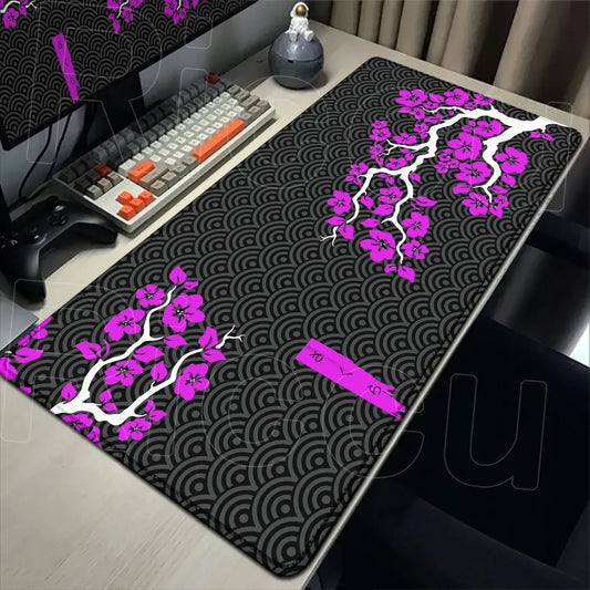 Tapis de souris XXL Gamer Sakura Violet Byzantin | Tapis de souris Store® 300x600x2mm