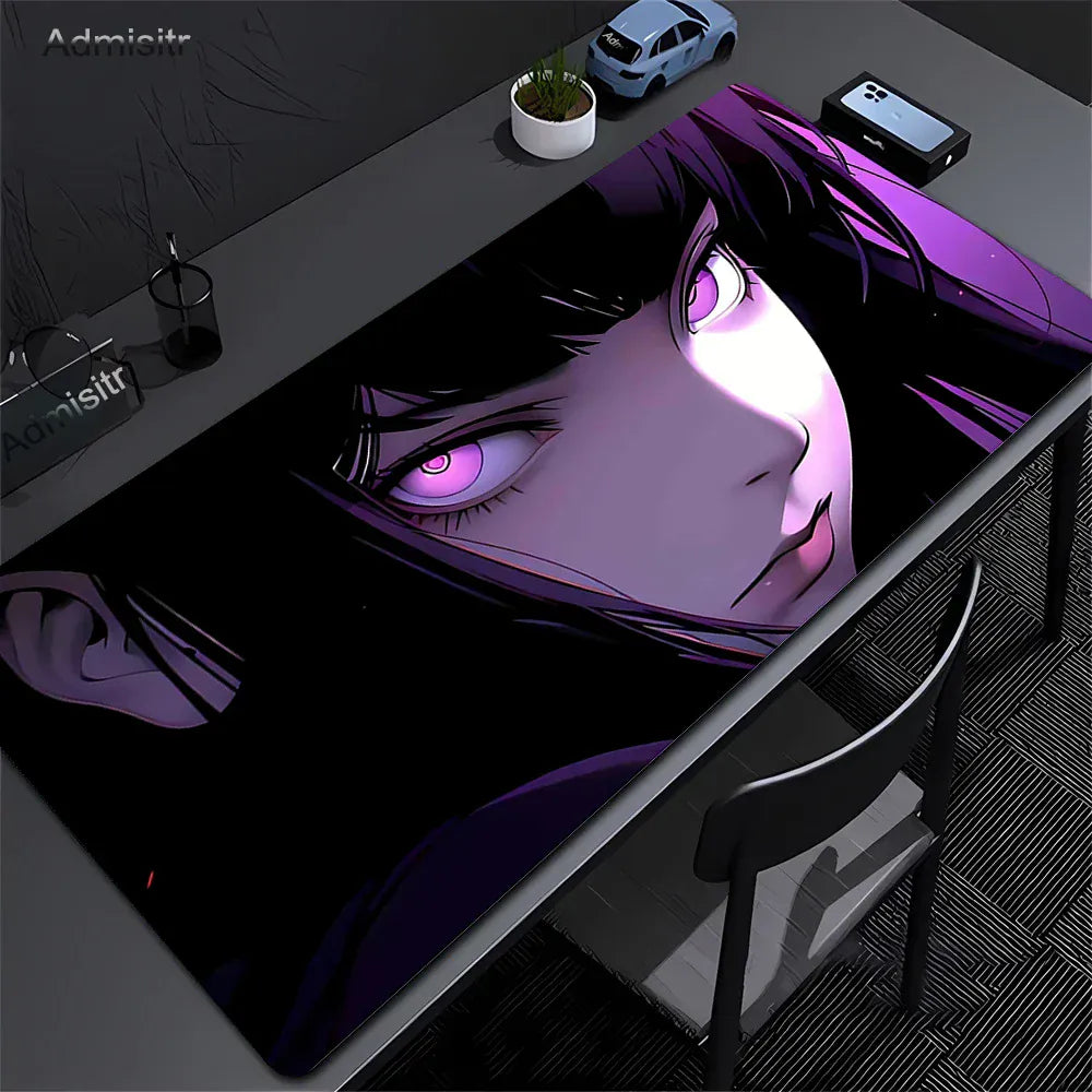 Tapis de souris XXL Gamer Violet Eyes Shadow | Tapis de souris Store® 60x30cm