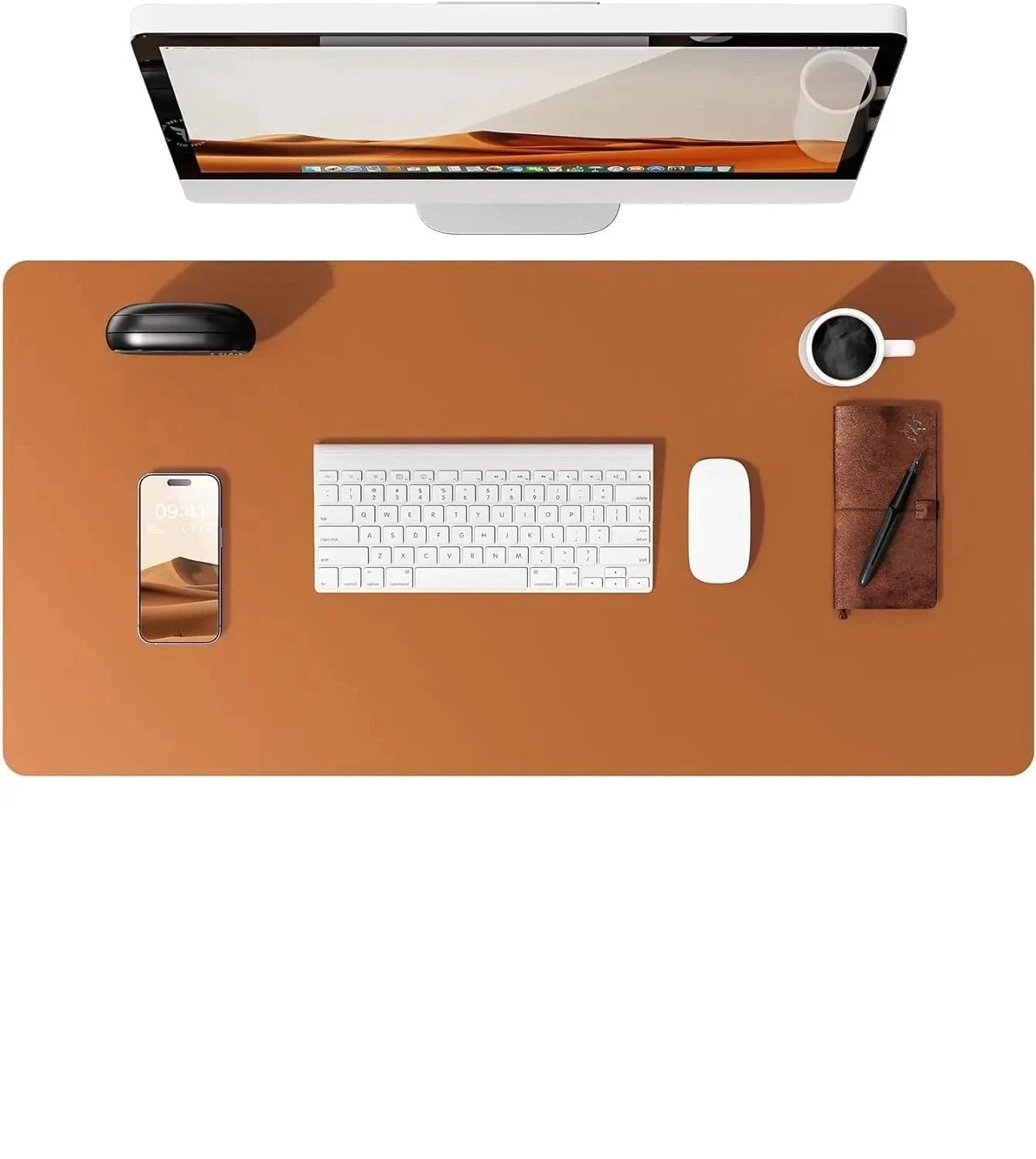 Tapis de souris XXL Marron 90x43 cm