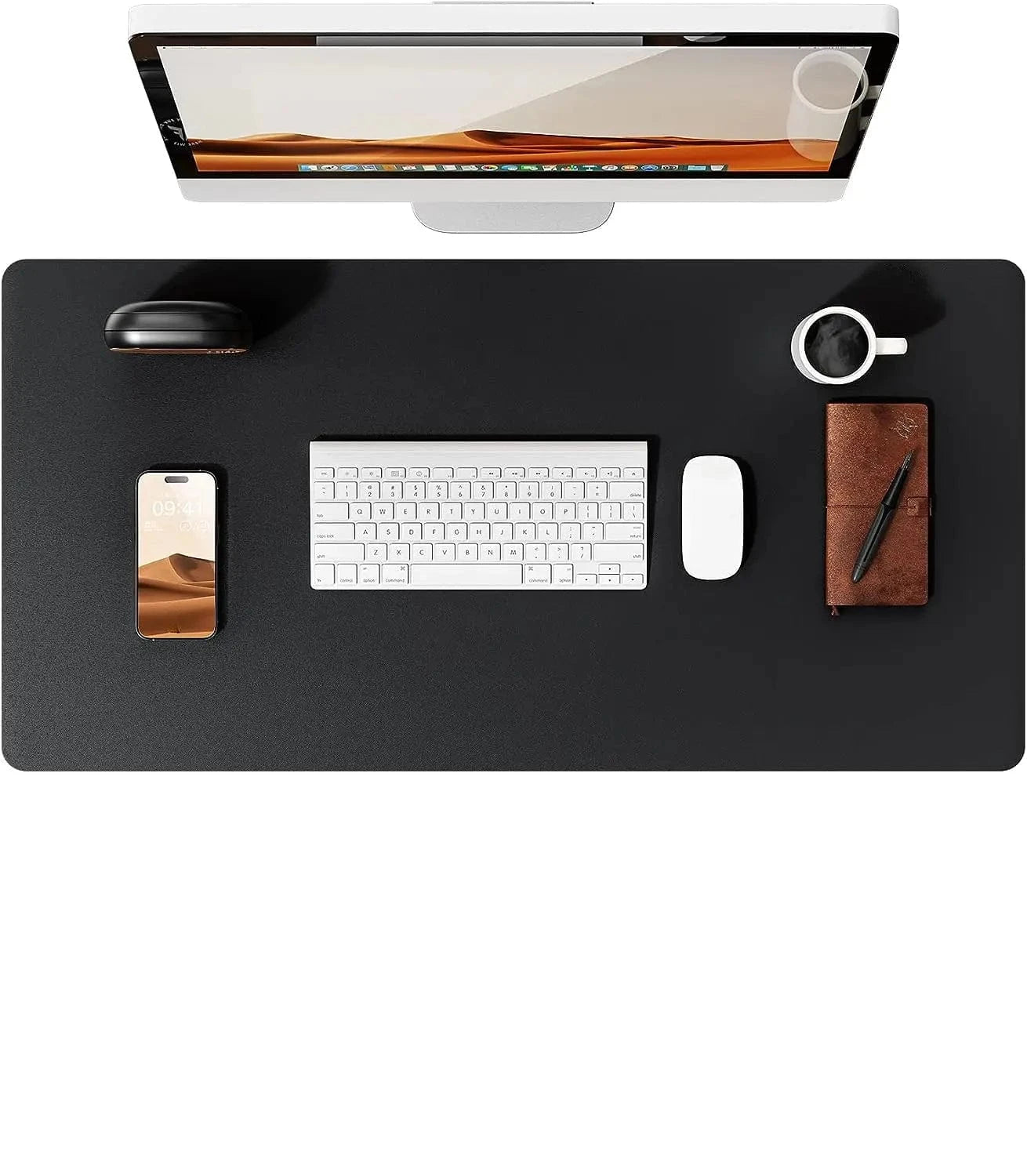 Tapis de souris XXL Noir 60x35 cm